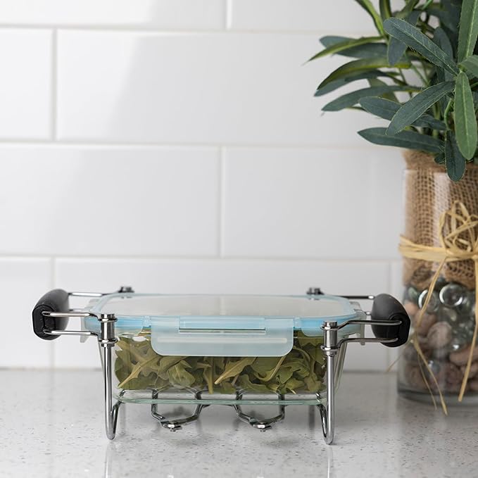 Fox Run Expandable Trivet for Hot Dishes with Heat Resistant Handles, Holds 4.75" to 16" Dishes