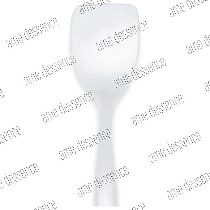 AME D'ESSENCE 12" Solid Turner Durable and Versatile Kitchen Tool Perfect for Flipping Turning Scraping and Mixing Scratch-Resistant and Non-Stick Surface Ergonomic Handle for Comfortable Grip Turner