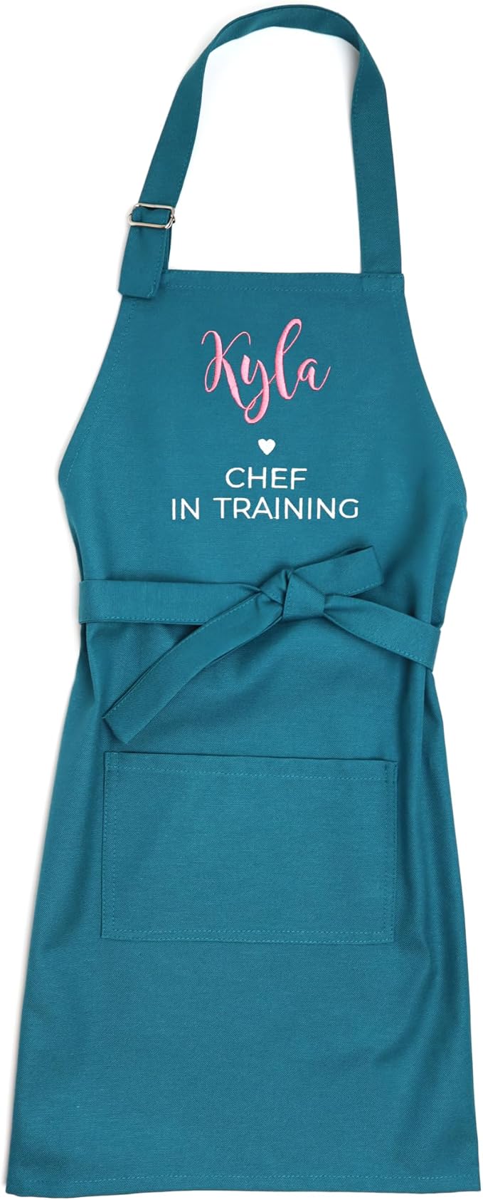 Kids Apron - Embroidered Personalized Cooking Custom Apron with Name, Adjustable, Cotton, with Pockets, for cooking