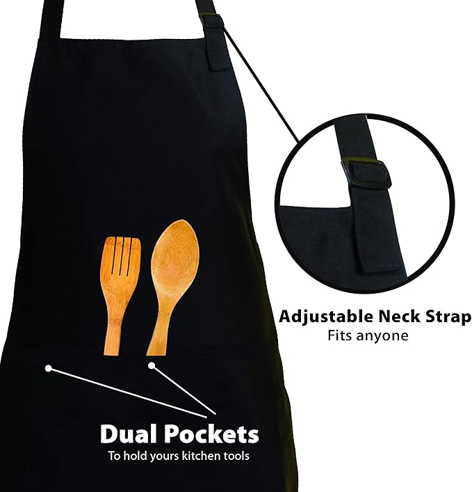 Custom Couple Apron, Personalized Mr Mrs Gift, Anniversary, Bridal Shower, Engagement, Christmas or Wedding Registry Present for Him & Her