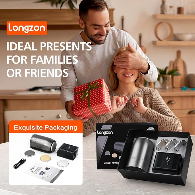 Longzon ZForge Electric Rolling Knife Sharpener Adjustable 10°–25° Angles, Easy Sharpening, Professional Kitchen Knife Sharpener Kit with Diamonds Discs for All Kitchen Knife Sets
