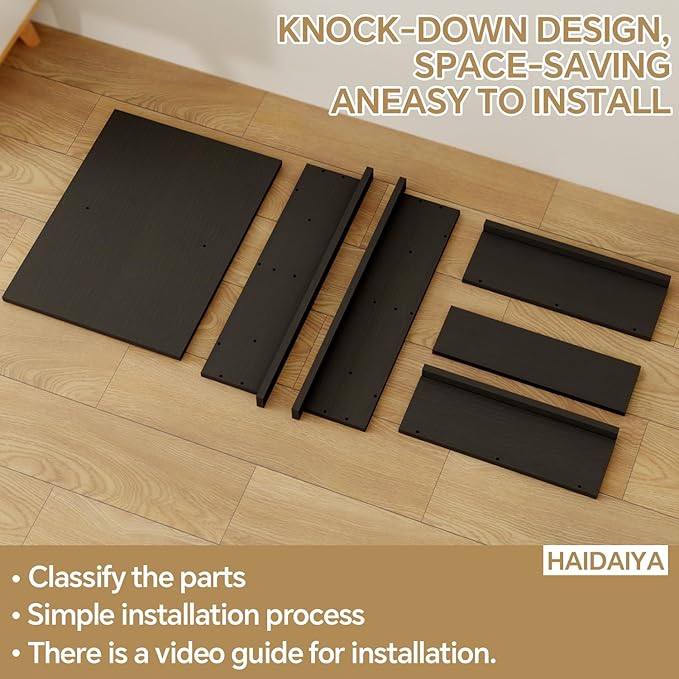 14'' * 18'' Recessed Medicine Cabinet Wall Niche Wood, 2-Tier Bathroom Niche Insert for Drywall, in Wall Shelf Medicine Cabinets Replacement, for Living Room, Bathroom Storage, Black