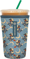 Sok It JavaSok Iced Coffee & Cold Soda Insulated Neoprene Cup Sleeve (Witching Hour, Medium: 22-28oz)