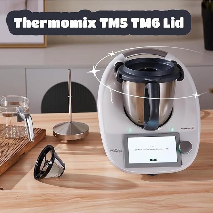 VINGVO Mixer Bowl Lid Preserve Nutrition Multifunctional Mixing Bowl Cover for TM5 TM6