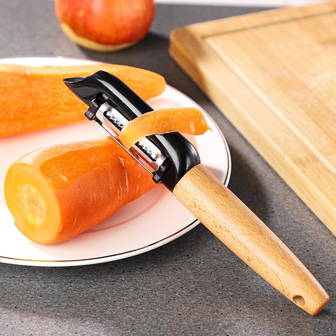 Vegetable Peeler Stainless Steel Potato Peeler,3 In 1 Julienne Peeler I-Shaped Kitchen Peeler for Cucumber Veggie Carrot Fruit