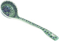 Blue Rose Polish Pottery - Blue Sapphire Fields Soup Ladle - 12.5" Long - Beautiful Ladle for Gravy & Soup