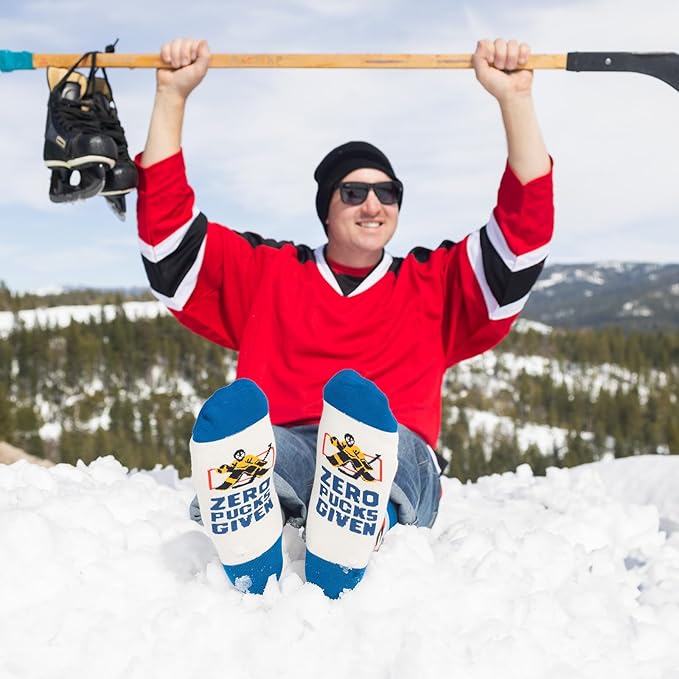 Lavley Funny Socks for Sports Fans and Players - Cool Novelty Gifts for Men, Women, & Teens