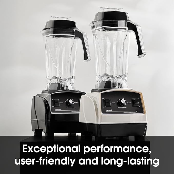 Turbosaver TB79 Professional Blender 1800W – 3.5HP, 35,000 RPM, Commercial Grade, Ice Crushing, 3.6L Tritan Jar