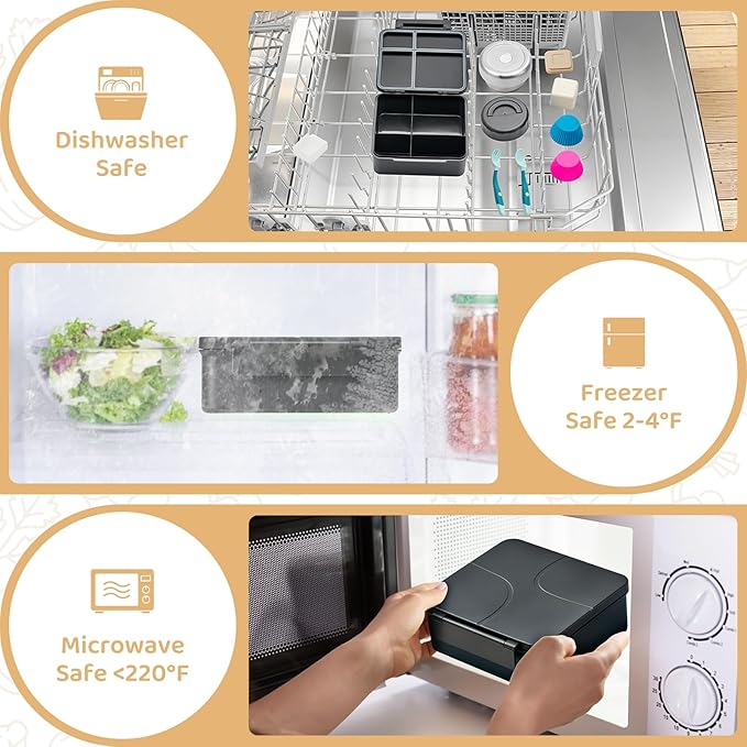 JSLOVE Bento Lunch Box with Leak Proof Thermos Food Jar for Kids, Food Lunch Containers for Boys with 4 Compartments, BPA-Free with Utensils, Food Picks, Sauce Jar & Silicone Lunch Box Dividers