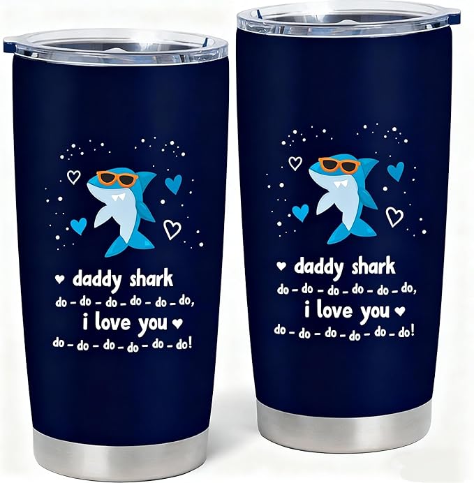 Christmas Gift For Dad - Birthday Gifts For Dad From Daughter, Son, Kids - Husband Gift - Birthday Present Ideas For Father, New Papa, Bonus Father From Daughter, Son - 20 Oz Tumbler