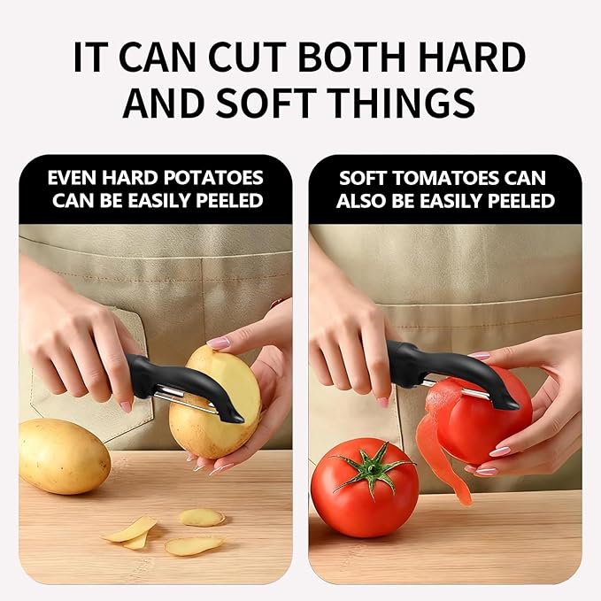 3-piece kitchen set include Kitchen Shears Peeler Can Opener Manual,Heavy Duty Kitchen Scissors for Chicken, Potato Carrot Peelers,Magnet,Stainless Steel,Stainless