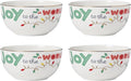 Lenox 896322 Snoopy Christmas All-Purpose Bowls, Set of 4, Holiday Dinnerware