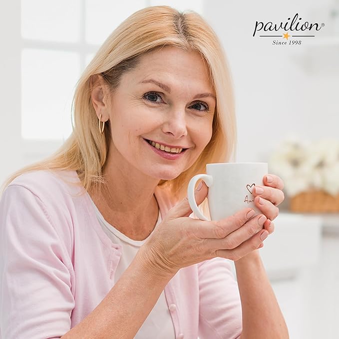 Pavilion Gift Company - 19560 Pavilion Gift Company Aunt Cup, 15 oz, Cream
