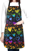 LGBT Aprons Gay Aprons with Pockets and Adjustable Rainbow Apron for Gardening Cooking Kitchen