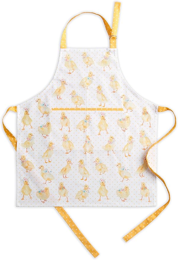 Maison d' Hermine 100% Cotton Apron for women with Pocket Kitchen Chef Apron for Men Cooking Gardening Server Waitress