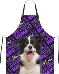 Custom Face Apron for Men Women, Personalized Photo Apron with Pockets, Customized Kitchen Aprons
