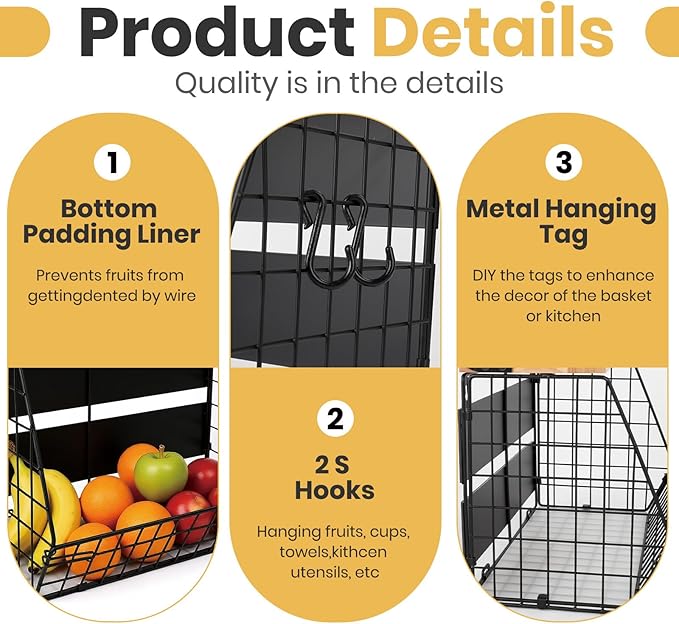 Newoed Strong Magnetic Shelf for Fridge with Lid Top, Large Capacity Magnetic Spice Rack for Refrigerator, Kitchen Counter, Cabinet