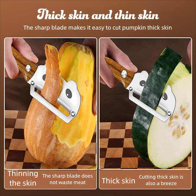 Vegetable Peeler Sharp Stainless Steel Blades for Sugarcane Pumpkin Papaya Potato pineapple Peeling Tool