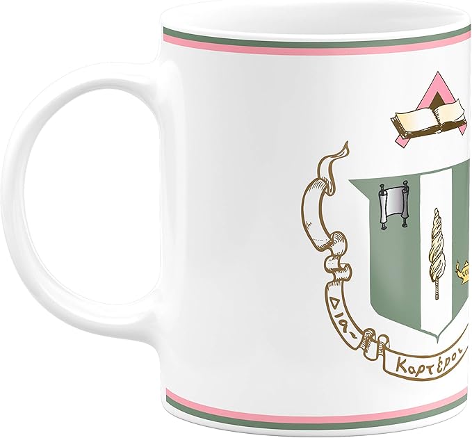 Delta Zeta Ceramic Coffee Mug 11 OZ Tea Cup (Delta Zeta - 4)