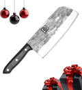 COOLINA Kapeni Butcher Knife, Handmade Forged Multipurpose Meat Cleaver Knife for Kitchen, Home and Outdoor Cooking, Rugged Blade