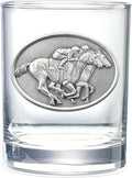Heritage Pewter By a Nose Double Old Fashion | Double Rocks Glass 14 OZ for Liquor | Expertly Crafted Pewter Glass