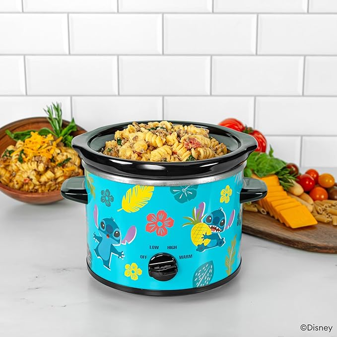 Uncanny Brands Disney Lilo & Stitch 2qt Slow Cooker - Small Kitchen Appliance