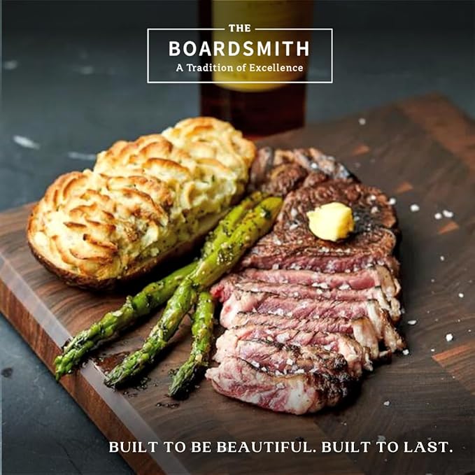 The Boardsmith Cutting Board Oil and Board Butter Set - Premium Cutting Board Wax and Food Grade Mineral Oil Cutting Board Kit - Butcher Block Conditioner (Extra-Large)