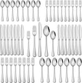 30 Pcs Silverware Sets, Premium Stainless Steel Flatware Sets Service For 6, Mirror Polished Tableware Cutlery Set For Home Kitchen,Restaurant,Hotel Knife Spoon And Forks Sets