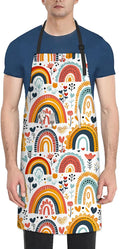 Cute Dolphin Apron for Women Men, Oxford Fabric Kitchen Cooking Chef Aprons