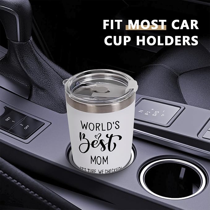 Mothers Day Gifts for Mom Women from Son, Daughter, World's Best Mom Gift for her Ideas Thank You Present - 20 OZ Travel Coffee Tumbler
