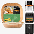 Air Fryer Liners Disposable for CHEFMAN Air Fryer, Power XL Air Fryer Liners, 6 qt 8QT Air Fyrer Liners, 9.5 inch Parchment Paper Liners for 10 Qt 12-Quart Air Fryer Oven