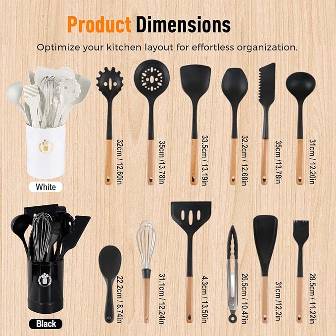 Multifunction Spatula Cooking Spoon, 2025 New Silicone Nonstick Pan Cooking Spoon, Matte Kitchen Silicone Utensil for Cooking Serving Stirring Scooping Scraping (White 2pcs)