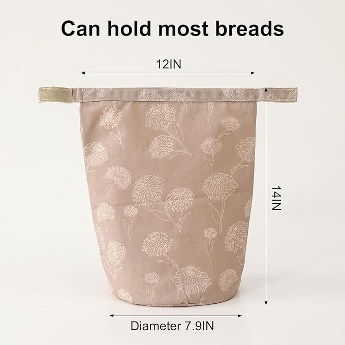 Beeswax Bread Bags for Homemade Bread Sourdough. A Set of 2 Colors