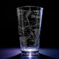 MAP OF THE SHIRE Engraved 16oz Pint Glass | Inspired by Tolkien Power Ring and Middle Earth | Great Christmas Gift Idea | Unique Elvish Fantasy Wizard Fantasy Decor!