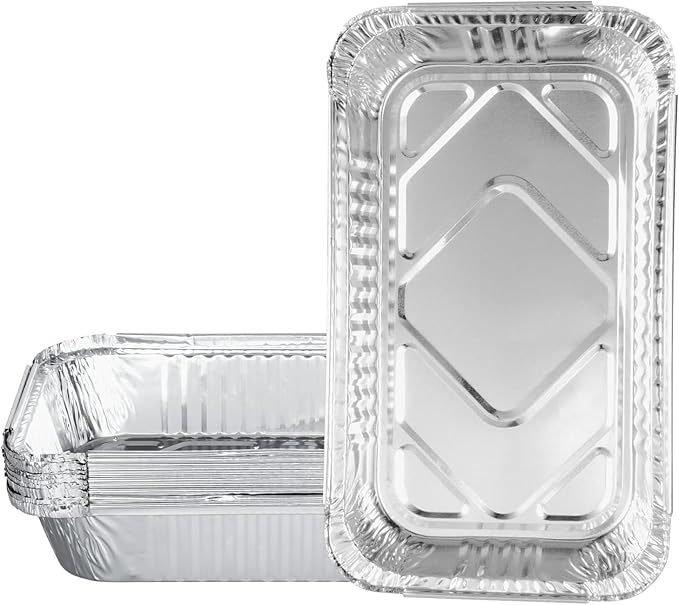 BQMAX Grill Drip Pans for Charbroil The Big Easy Turkey Fryer 2425514W12, Aluminum Grease Tray Liner for Charbroil Big Easy Accessories, 10 Pack Grease Tray Replacement