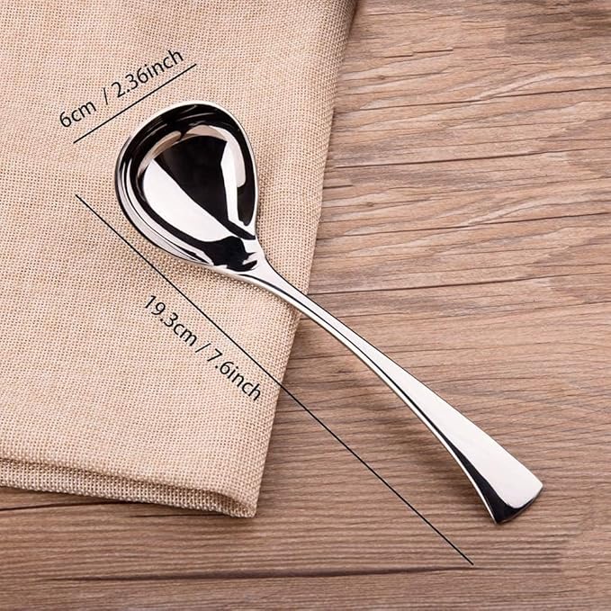 IMEEA Gravy Ladle Small Sauce Ladle for Serving 18/10 Stainless Steel, 7.6-Inch