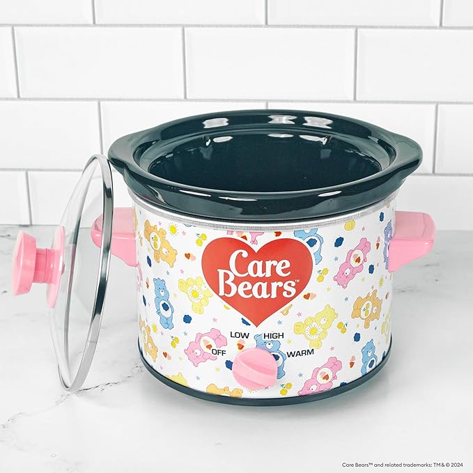 Uncanny Brands Care Bears 2qt Slow Cooker - Cook With Your Favorite Care Bear Characters