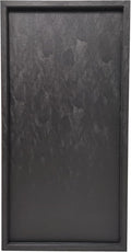 35 * 18 inches High-End Light Luxury Leather Rectangle Oversized Service Tray for Ottoman Tray, Coffee, Food, Family Dinner, Picnic, Party Essentials (Black, 35 * 18 inch)