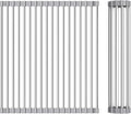 Foldable Over Sink Dish Drying Rack - Stainless Steel Sink Drain Rack with Silicone Edges, Roll-Up Storage for Kitchen, RV, Dorm Sinks (18.5×13.7 in)