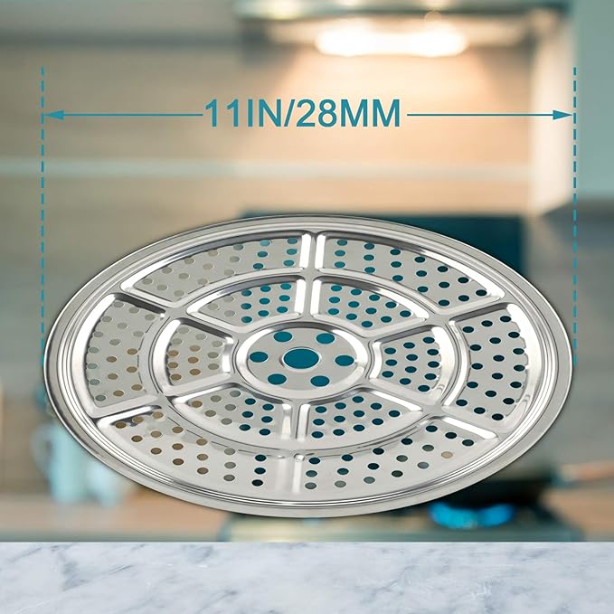2Pack Stainless Steel Canner Rack - 11-Inch Pressure Cooker Rack for Pressure Canner - Compatible with Presto, All-American and More