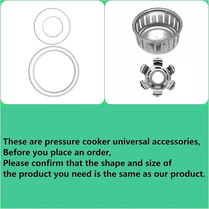 Replacement Parts for Instant Pot Duo/Duo Plus 8 Qt, Duo Nova 8 Quart and Ultra 80 8Qt, Include Steam Release Handle, Sealing Ring, Float Valve, Anti-Block Shield and Condensation Collector Cup
