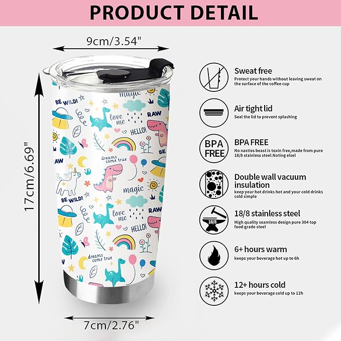 Occupational Therapy Gifts - Tumbler Stainless Steel 20oz, OT Occupational Therapist Gift For Women Men, Occupational Therapy Assistant Drinking Cups For Coworker Staffs (OT06)