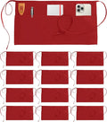 Utopia Wear 12 Pack Server Apron with 3 Pockets, Waist Apron for Waiter Waitress, 12 Inches