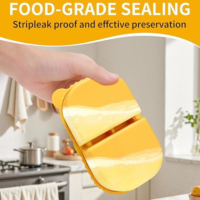 4 Pack 8.5oz 2-Compartment Snack Containers, Kids Snack Container with Leakproof Lids, Small Silicone Bento Box & Fruit Containers for Lunchbox, School, Travel, and Meal Prep