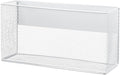 Magnetic Basket 13.77" x4.13" x7.08”,White Mesh Organizer and Holder for White Board and Refrigerator Magnetic Storage Bin Box Containers Organizer for Locker Accessories