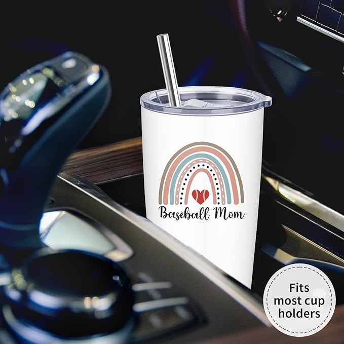 Baseball Mom Gifts for Women, Mothers Day Gifts for Baseball Mom, Team Moms Gift Baseballs, Unique Birthday Gift for Baseballs Moms 20oz Tumbler