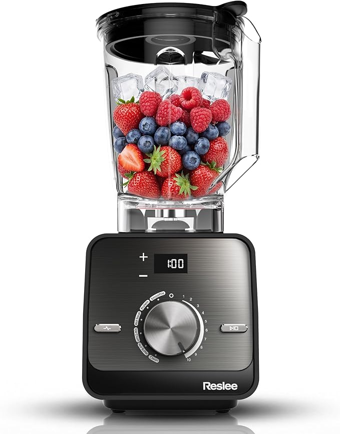 Blender for Kitchen,30000RPM Professional Blenders for Smoothies with 56oz Tritan™ Container,10-Speed Settings & 6 Preset Menus for Smoothies/Protein Shake/Hot Soup/NutButter/Ice Crush/Clean(H 16.57")