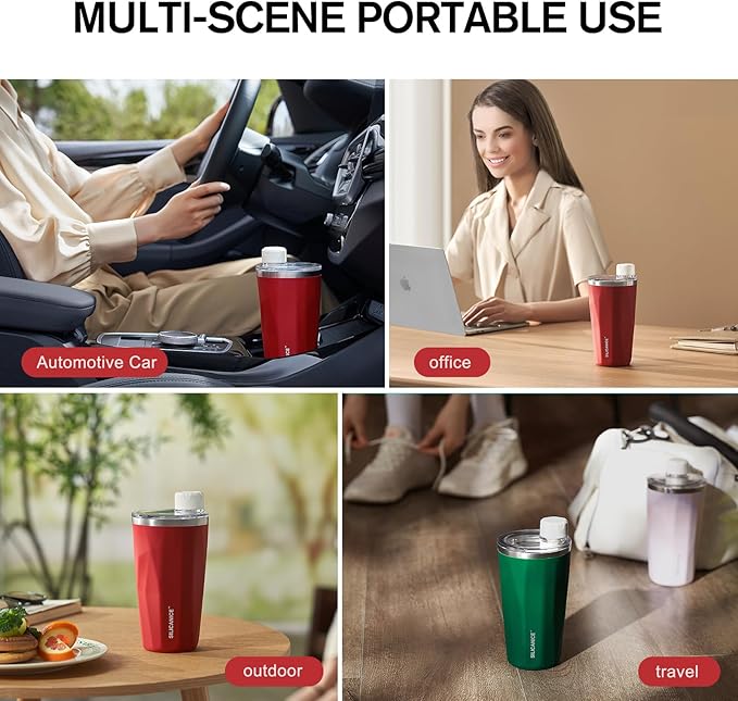20oz Stainless Steel Vacuum Double Insulated Tumblers with Lid and Straw,Dishwasher safe Travel Coffee Tumbler,Iced Water,Smoothie,lilac,Leak Proof Themal Cup Durable
