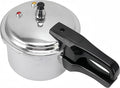 Aluminum Classic Pressure Cooker, 3.2-Quart Aluminium Alloy Mini Pressure Cooker, 18cm Bottom, with Inner Lid Cooker, for Gas Stove, Silver
