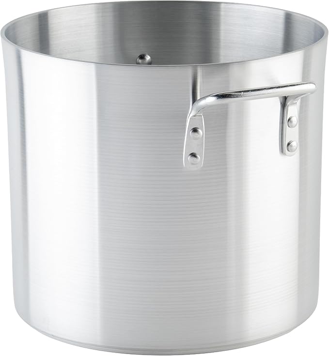 Winware ALST-16 Professional Aluminum 16-Quart Stockpot, Silver